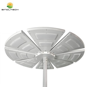 Forme Fan All In One Lumière solaire de jardin