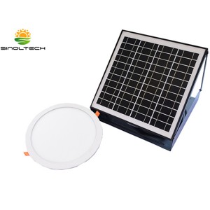 Solarbetriebene LED-Deckenleuchte