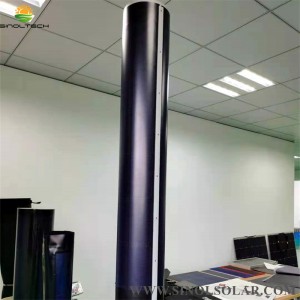 Custom-made Heterojunction Solar PV bonded Streetlight Post