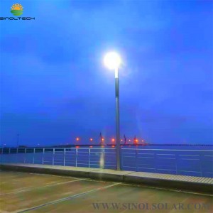 Custom-made Heterojunction Solar PV bonded Streetlight Post