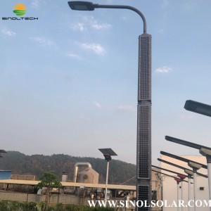 60W LED Vertical PV Solar Street Light Post