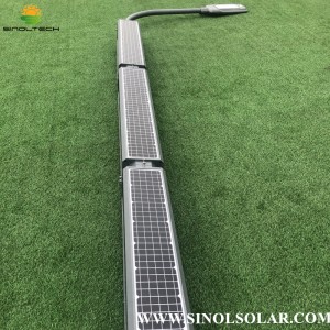 60W LED Vertical PV Solar Street Light Post