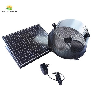 Dinding gunung Solar Ventilator